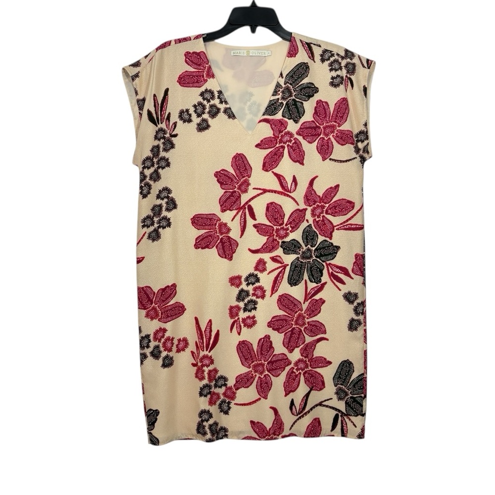 MARIE OLIVER andi floral shift dress S - Picture 2 of 8